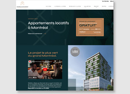 Site web Devmont, condo à vendre